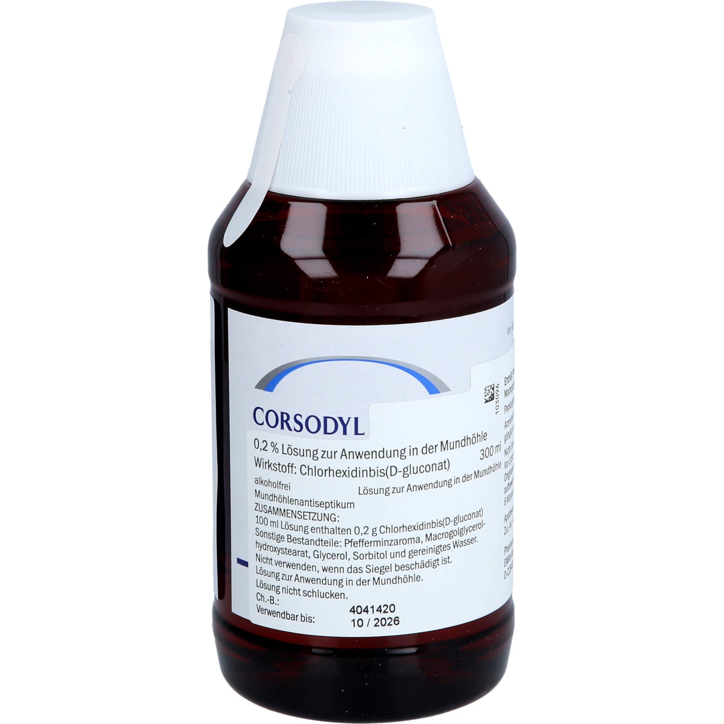 CORSODYL solution, bacterial counts in the oral cavity