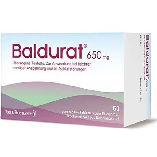 BALDURAT valerian root for anxiety tablets UK