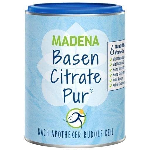 Base Citrate Pur, Potassium Citrate, Magnesium Citrate, Calcium Citrate, Silicic Acid, Zinc Citrate UK