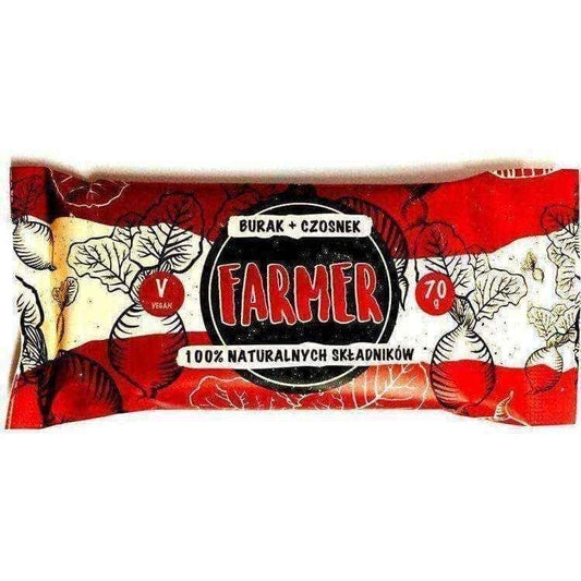 Beet farmer + garlic baton 100% natural ingredients 70g, beet farm UK