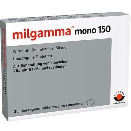 Benfotiamine MILGAMMA mono 150 coated tablets UK