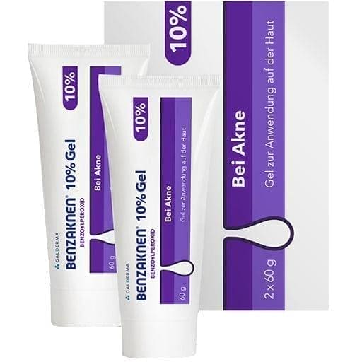 Benzaknen 10% Gel, against severe acne, benzoyl peroxide UK