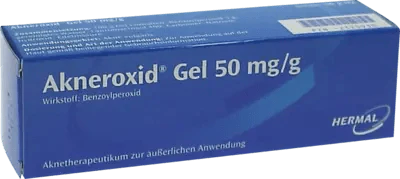 Benzoyl peroxide, ACNER OXIDE, Akneroxid 5 Gel UK