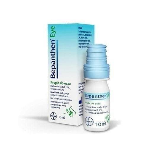 Bepanthen Eye drops, eye fatigue, eye irritation, sodium hyaluronate, dexpanthenol UK