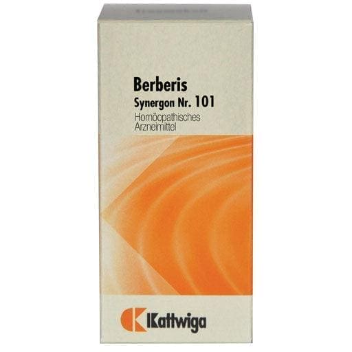 Berberis vulgaris, SYNERGON COMPLEX 101 Berberis tablets UK