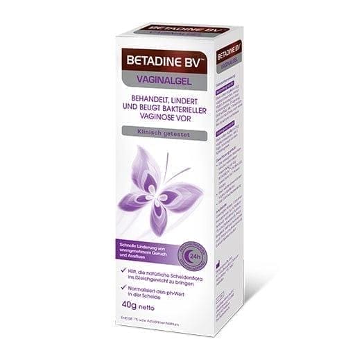 BETADINE BV Vaginal Gel 1%, treatment for bacterial vaginosis UK