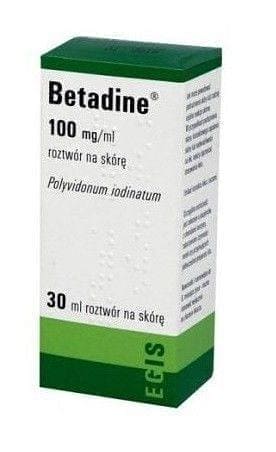Betadine solution 10%, antiprotozoal, virucidal, fungicide ...