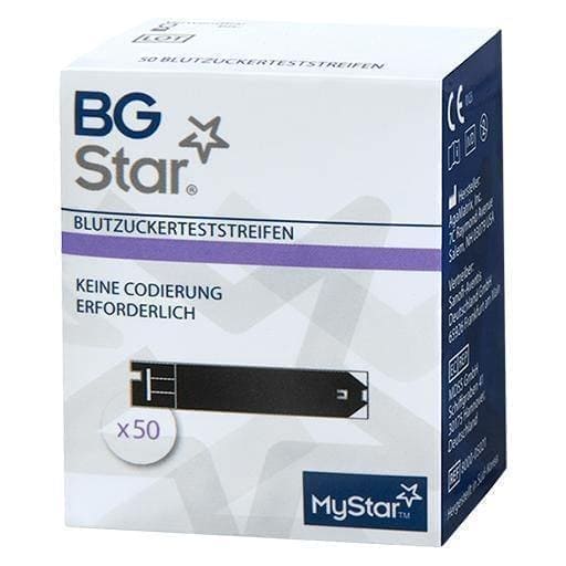 BGSTAR test strips 50 pc UK