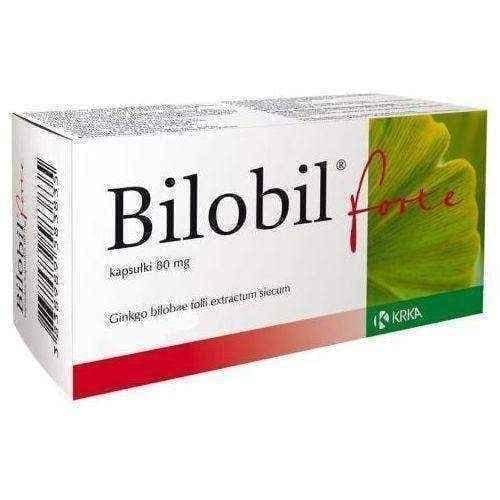 Bilobil Forte 80mg x 20 capsules, ringing in the ears UK