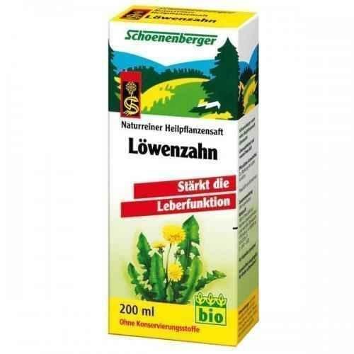 BIO Dandelion JUICE 200ml., SCHOENENBERGER UK