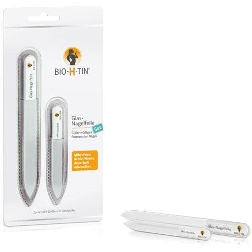 BIO-H-TIN glass nail file set UK