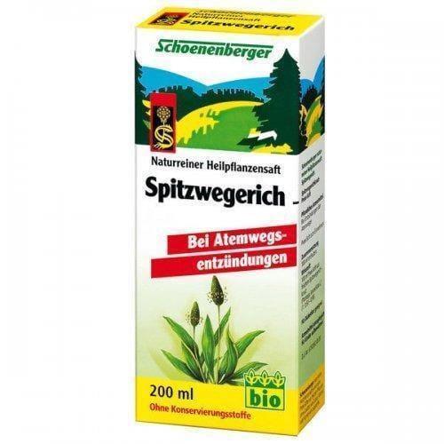 BIO JUICE FROM JIVOVLYAK (Spitzwegerich) 200ml., SCHOENENBERGER UK