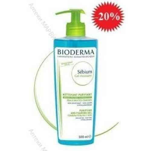 BIODERMA SEBIUM GEL-FOAM washing 500ml. UK