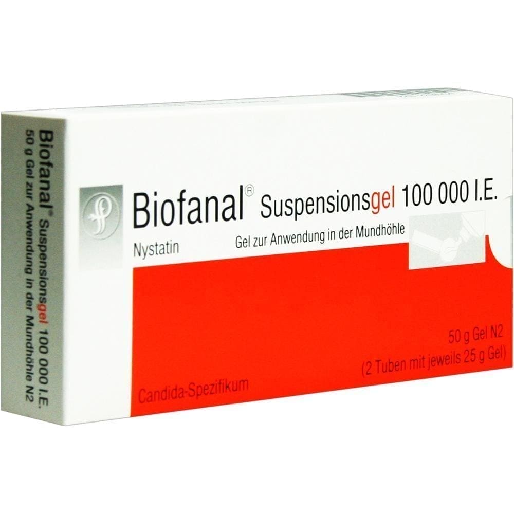 BIOFANAL nystatin oral suspension, yeast infections UK