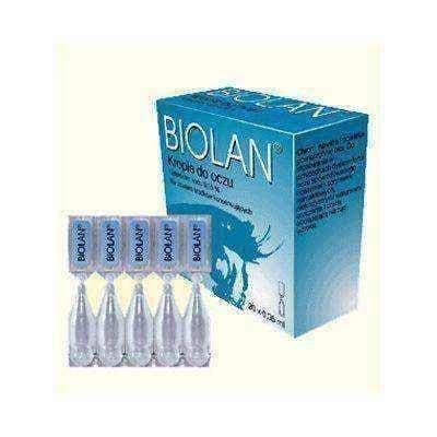 Biolan 0.15% eye drops x 15 minimsów UK