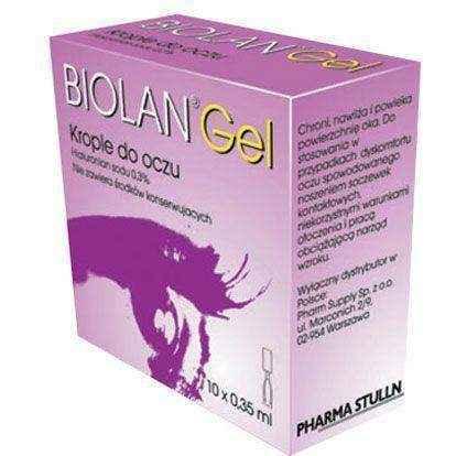 Biolan GEL 0.3% x 10 minimsów hydrogel contact lenses UK