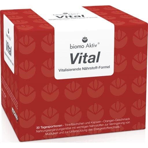BIOMO Aktiv Vital drinking bottles 30-day portions UK