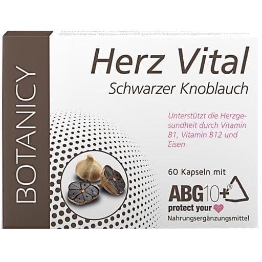 Black garlic, HERZ VITAL, heart and blood vessels capsules UK