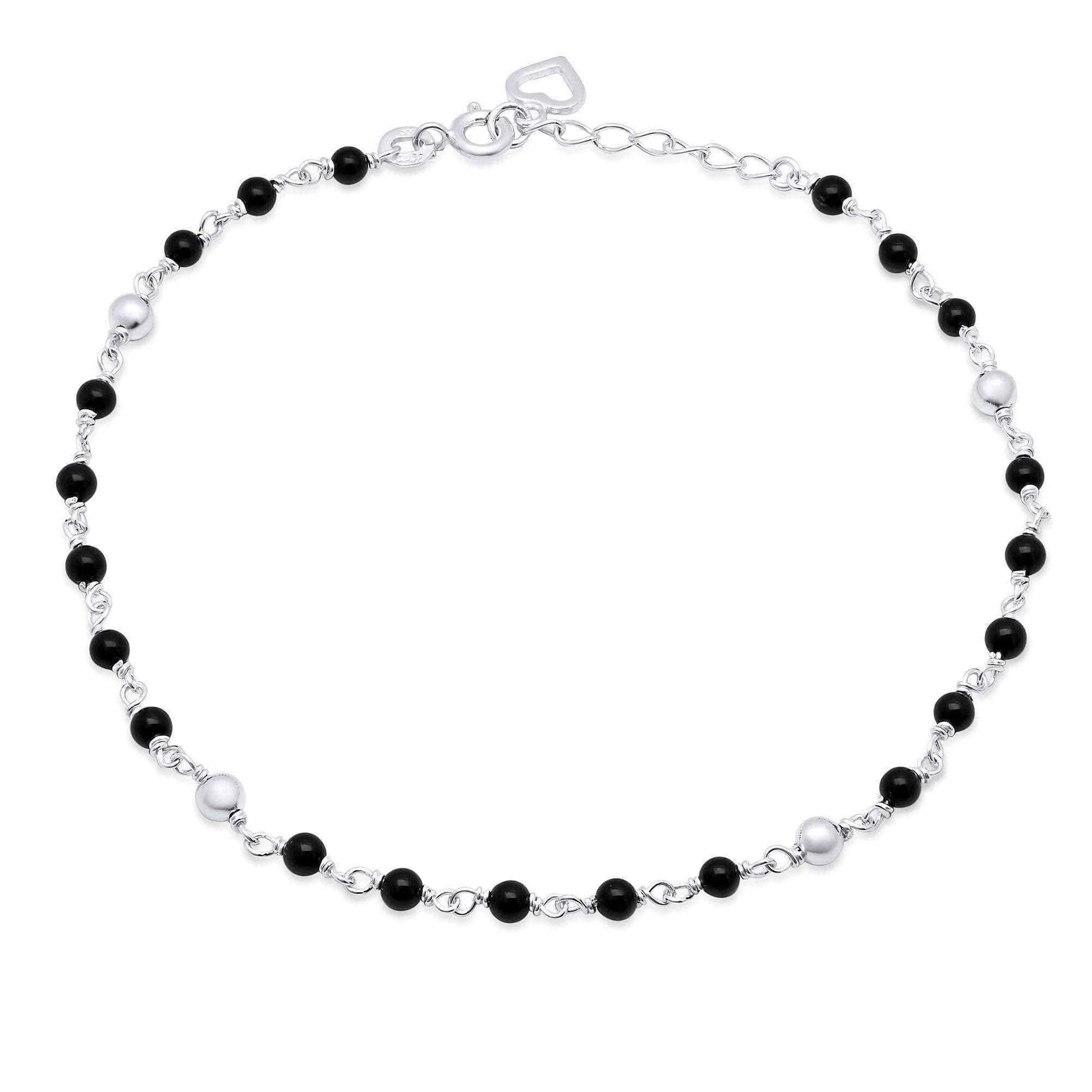 Black Onyx Anklet UK
