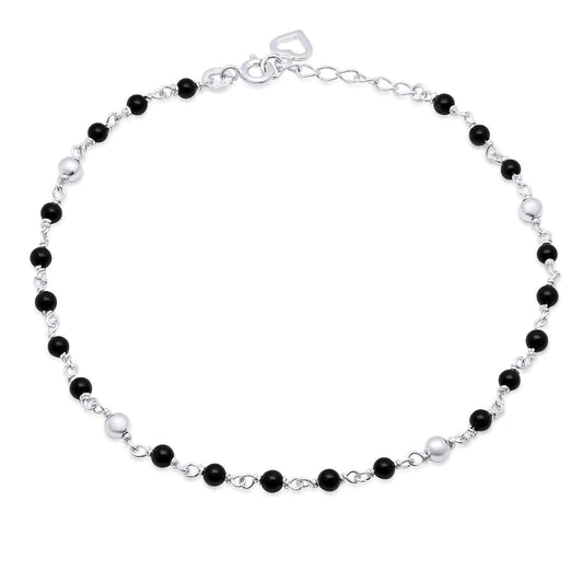 Black Onyx Anklet UK