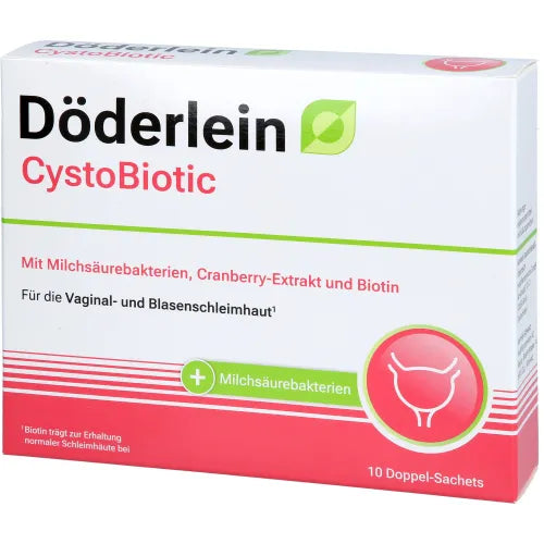 bladder mucosa DÖDERLEIN CystoBiotic Lactic Acid Bacteria + Cranberry Compound