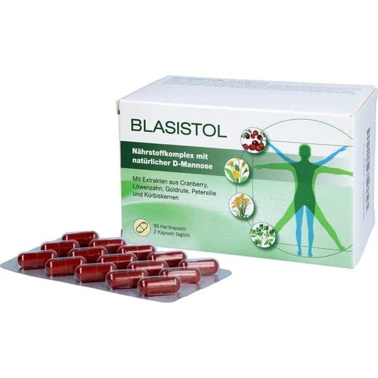 BLASISTOL, D-Mannose, parsley, cranberry, dandelion, goldenrod extract BLASENVITAL UK