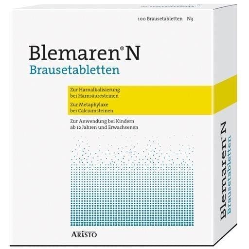 BLEMAREN N effervescent tablets 100 pc calcium stones UK