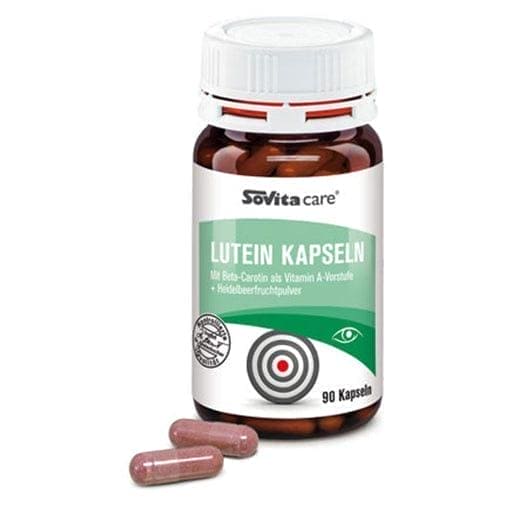 Blueberry, beta-carotene, SOVITA CARE Lutein Capsules UK