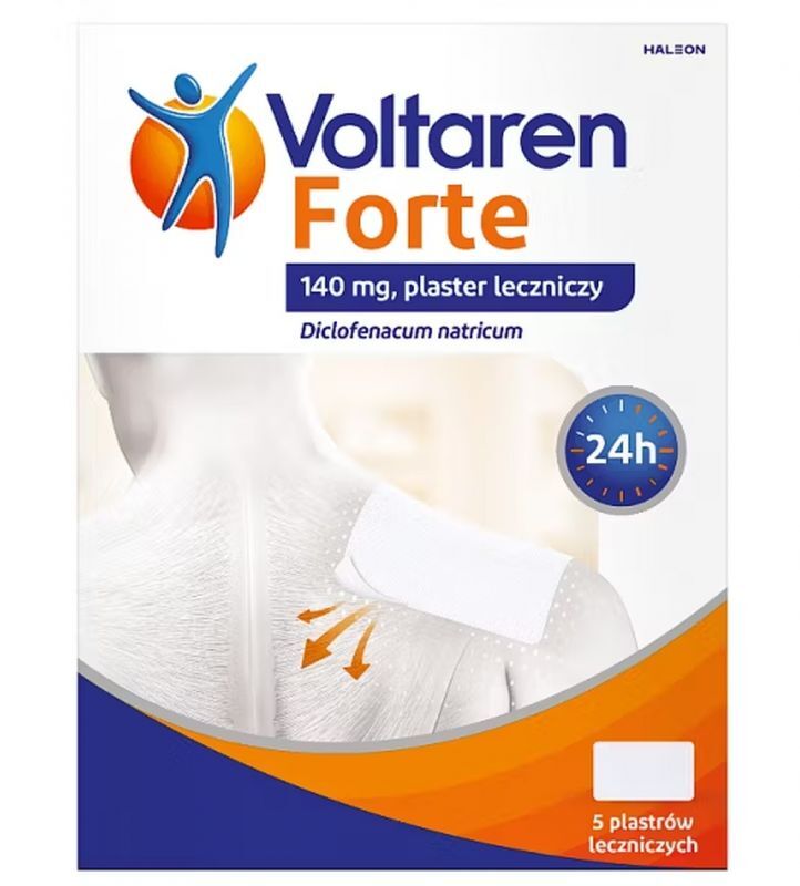 blunt trauma Voltaren Forte 140 mg 5 medicated patches