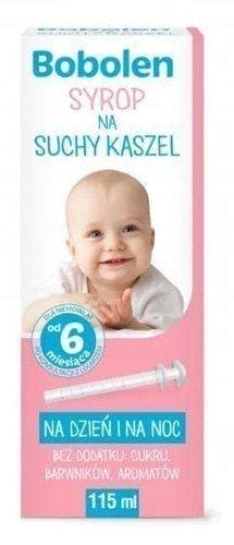 Bobolen Syrup for dry cough from 6 months 115ml UK