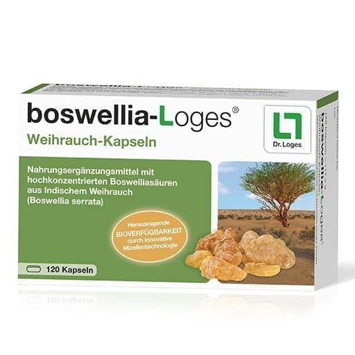 BOSWELLIA-LOGES frankincense supplement incense capsules UK