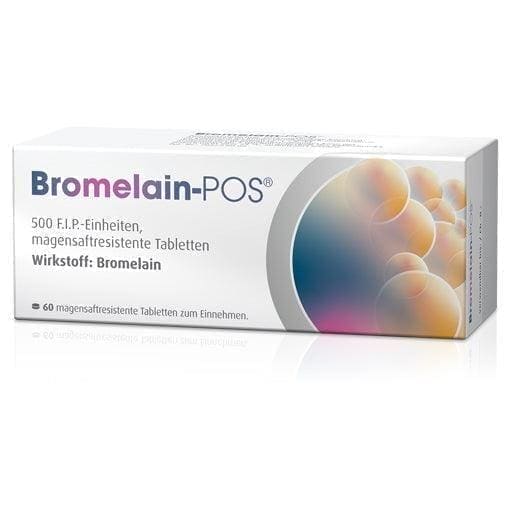 BROMELAIN POS gastro-resistant tablets, bromelain acne scars UK