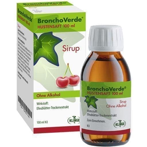 BRONCHOVERDE cough syrup 100 ml UK