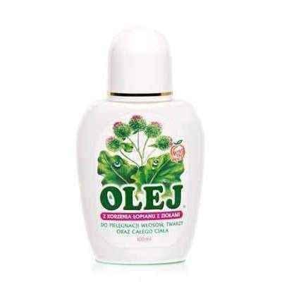 Burdock root oil with herbs for hair care 100ml UK