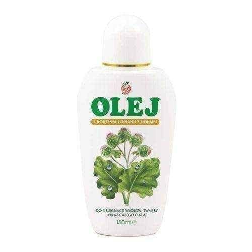 Burdock root oil with herbs for hair, face and body care 150ml UK