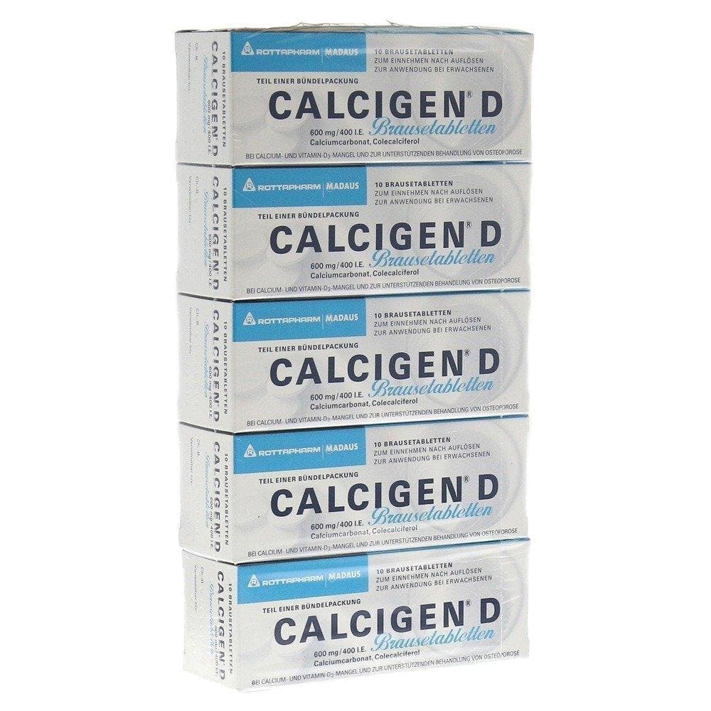 CALCIGEN D, Calcium carbonate, vitamin D3 effervescent tablets UK