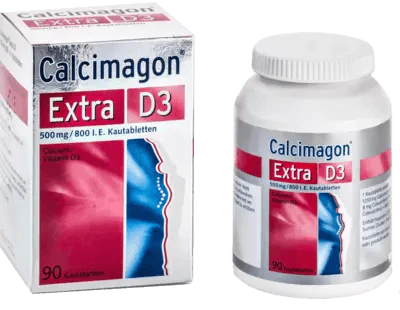 CALCIMAGON Extra D3 chewable tablets UK