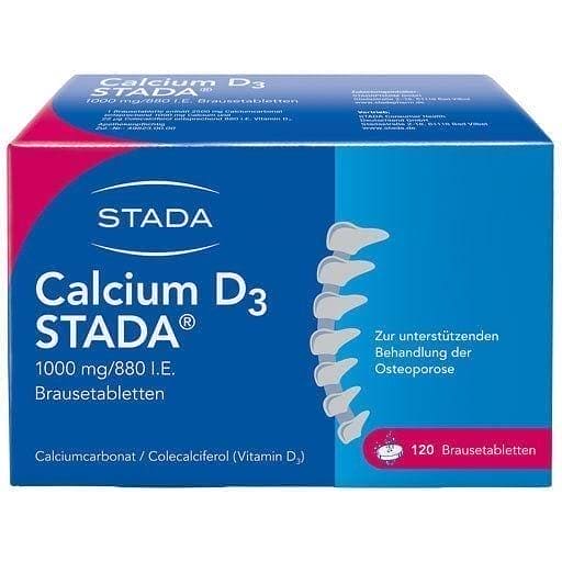CALCIUM D3 STADA, calcium carbonate, cholecalciferol (vitamin D3) UK