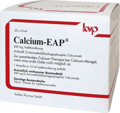 CALCIUM EAP ampoules, Calcium UK