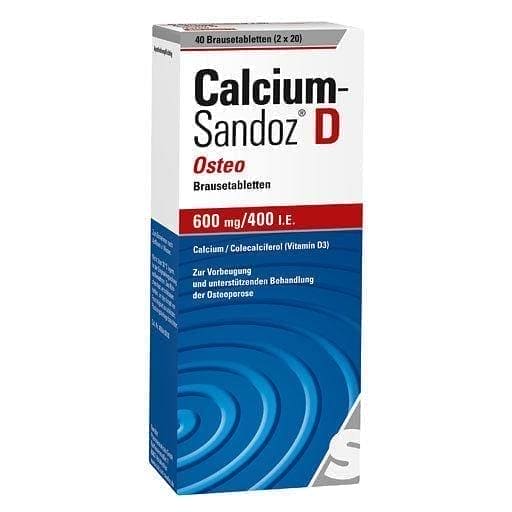 CALCIUM SANDOZ D Osteo, calcium carbonate, colecalciferol UK