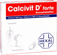 CALCIVIT D forte effervescent, natural treatment for osteoporosis, vitamin d3 and calcium UK