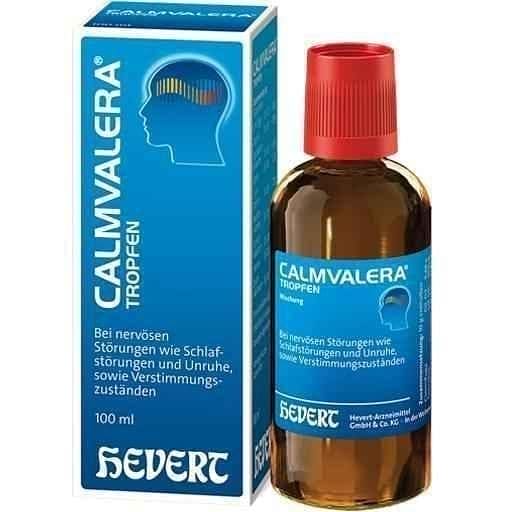 CALMVALERA Hevert drops, nervous sleep disorders and restlessness UK
