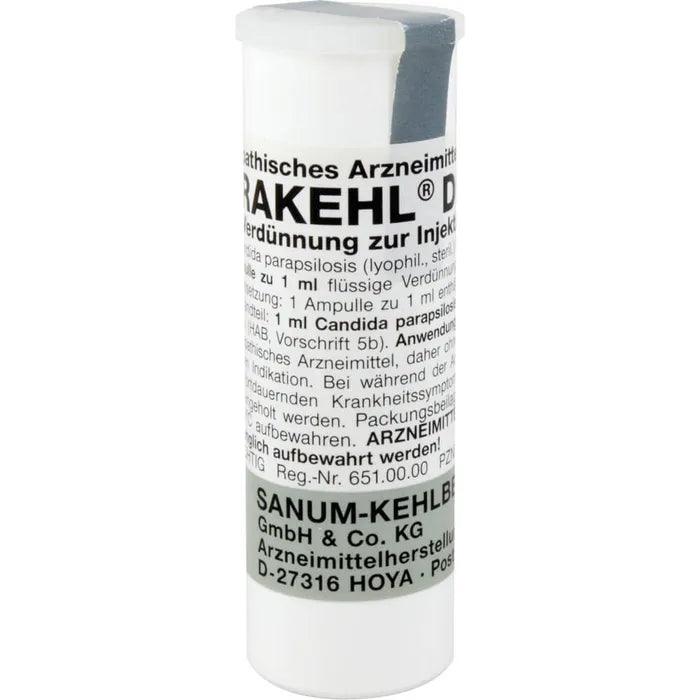 Candida parapsilosis, PEFRAKEHL ampoules D 6 UK