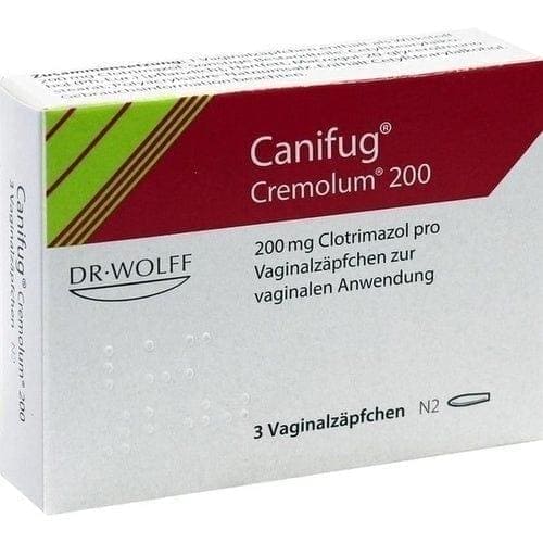CANIFUG Cremolum 200 vaginal suppositories, treatments for yeast infection around vagina UK