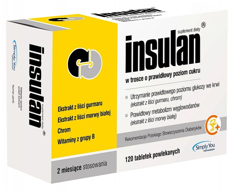 carbohydrate metabolism Insulan 120 tablets