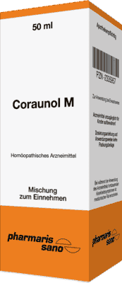 Cardiac arrhythmia, angina pectoris, cardiac neurosis, arteriosclerosis, CORAUNOL M drops UK