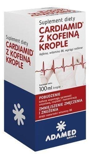 CARDIAMID with caffeine drops, chronic fatigue syndrome UK