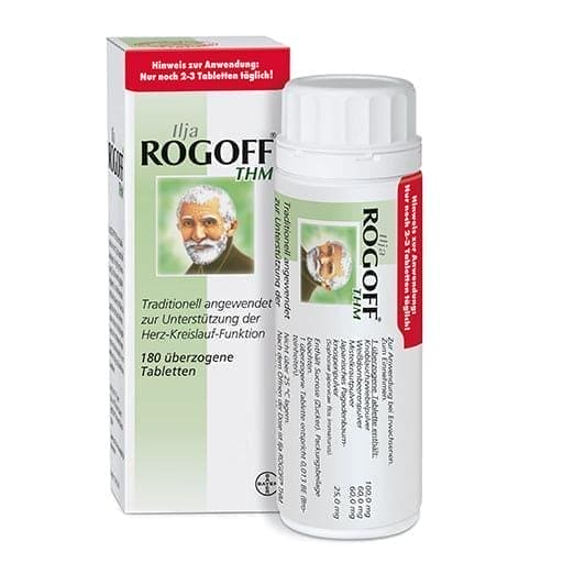 Cardiovascular system, ILJA ROGOFF THM coated tablets UK