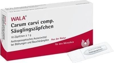 CARUM CARVI Suppositories 10X1 g Infant UK