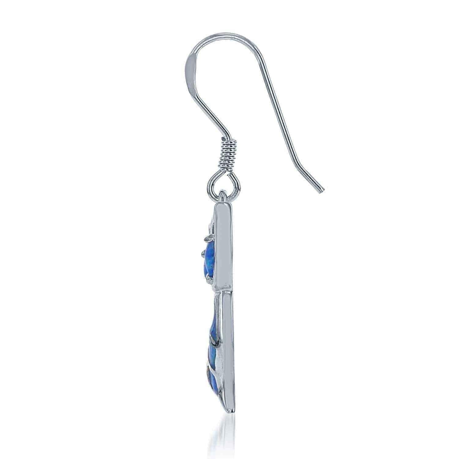 Cat dangle earrings UK